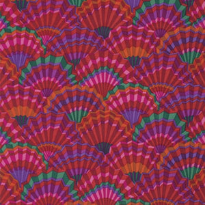 Free Spirit Fabrics - Kaffe Fassett Collective "Paper Fans in Red" by Kaffe Fassett