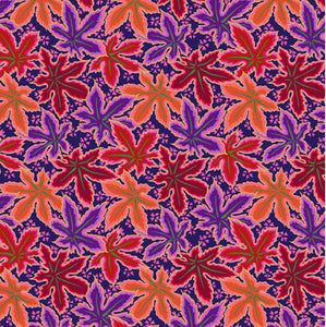 Free Spirit Fabrics - Kaffe Fassett Collective "Lacy Leaf in Red" by Phillip Jacobs