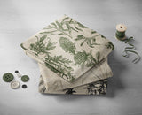 Devonstone Collection - Little Aussie Linen Fabric by Elise Martinson in Olive
