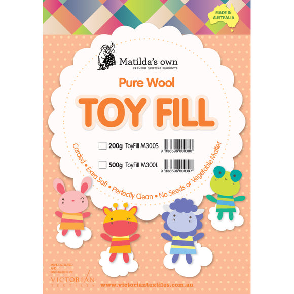 Matilda's Own Toy Fill - 100% Wool 200 grams