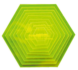 Matilda's Own Acrylic Templates - Small Hexagon Set
