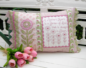 The Rivendale Collection "A Mother's Heart" Cushion Pattern by Sally Giblin