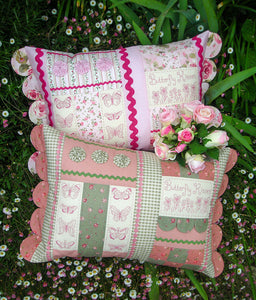 The Rivendale Collection "Butterfly Kisses" Cushion Pattern by Sally Giblin