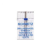 Schmetz Needles - Stretch 130/705H-S ZWI Twin Size 2.5/75 for Machine Stitching