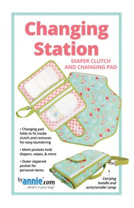 By Annie "Changing Station" Diaper Clutch and Changing Pad Bag Pattern