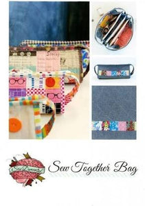 Sew Demented "Sew Together Bag" Zippered Bag Pattern