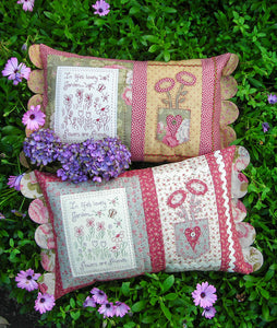 The Rivendale Collection "Flowers Are Friends" Cushion Pattern by Sally Giblin