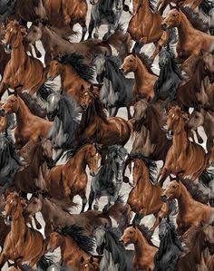 Oasis Fabrics - "Horse Play"