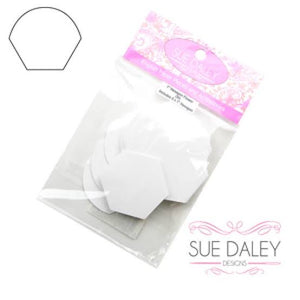 Sue Daley Paper Pieces - Hexagon Flower Petal 3/4"