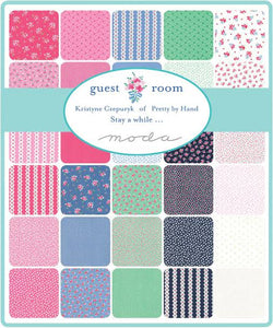 Moda Fabrics + Supplies Charm Pack "Guest Room" by Kristyne Czepuryk