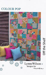 Lynne Wilson designs "Colour Pop" Off the Shelf Quilt Pattern for Moda
