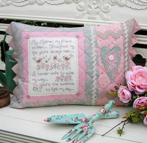 The Rivendale Collection "My Mother, My Friend" Cushion Pattern by Sally Giblin