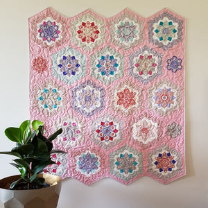 Creative Abundance "Primrose Path" Paper Pieced Quilt Pattern by Sharon Burgess