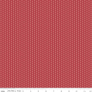 Penny Rose Fabrics - Beaujolais "Chain Stitch in Red" by Sue Daley