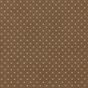 RJR Fabrics "Home Essentials Dots in Coco/Pink"