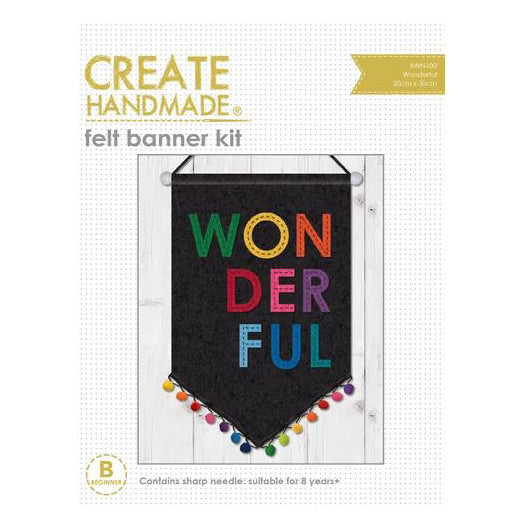 Half Price! Create Handmade - Banner Kit Wonderful